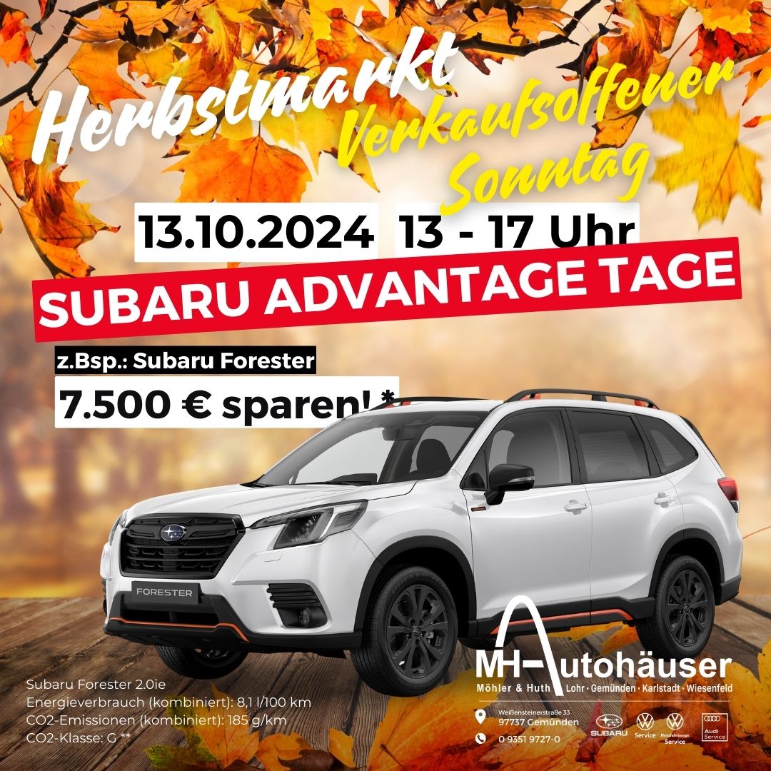 Verkaufsoffener Sonntag zum Herbstmarkt in Gemünden